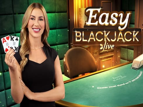 Easy Blackjack game screenshot